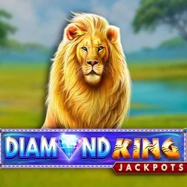 Diamond King Jackpots by SpinPlay Games, showcased at wildsrobin.at – game logo