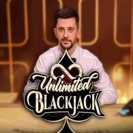 Unlimited Blackjack logo – Live Casino by Ezugi at Wild Robin Casino